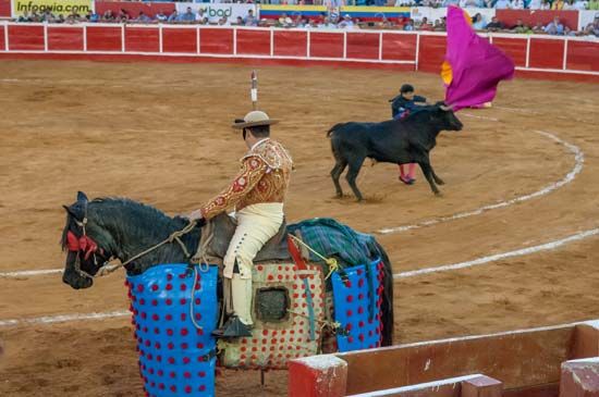 bullfight: banderillero and pico