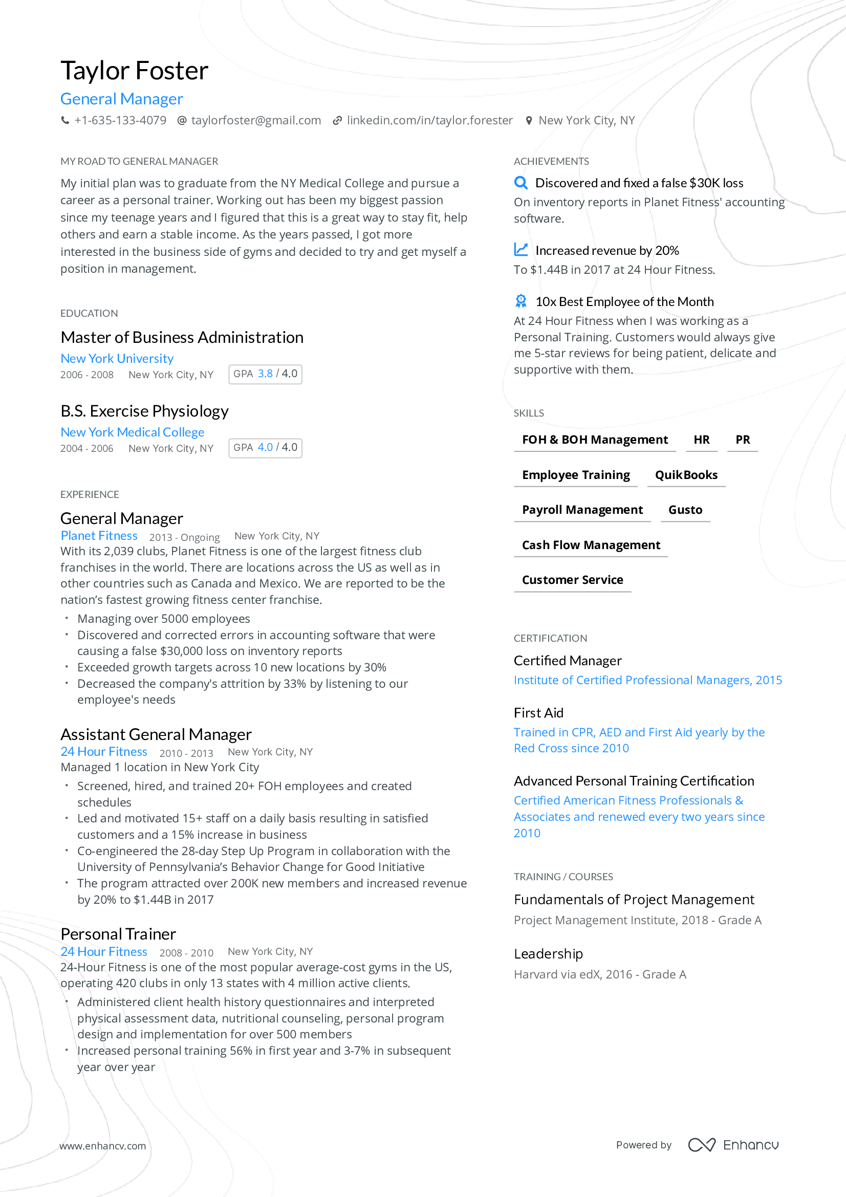 Agreement Resume Template